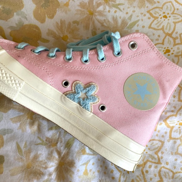 GOLF LE FLEUR CHUCK 70 ALMOND BLOSSOM/EGRET/BLUE GROW - WITH BOX, BAG, AND LACES - Picture 5 of 8